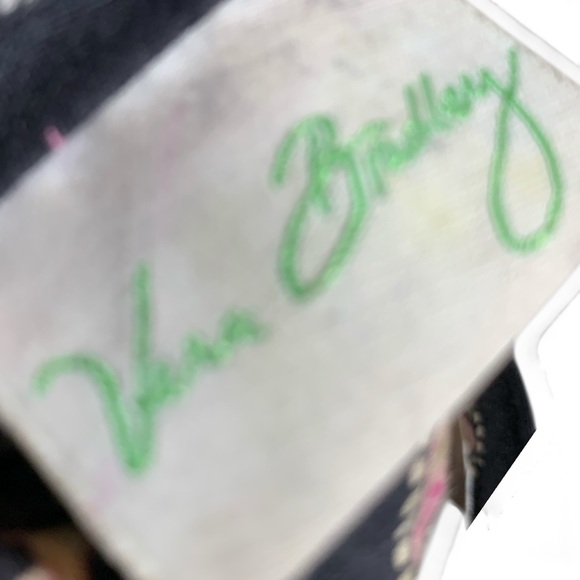 Vera Bradley Black and Pink Elephant Hobo Bag - Picture 7 of 8